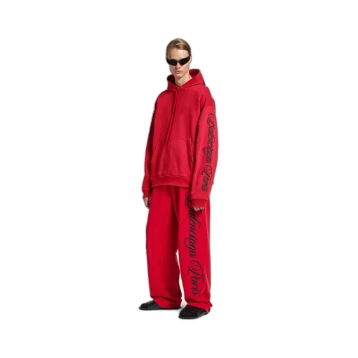 Cursive Oversized Hoodie