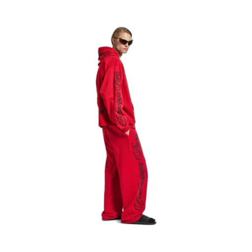 Cursive Oversized Hoodie