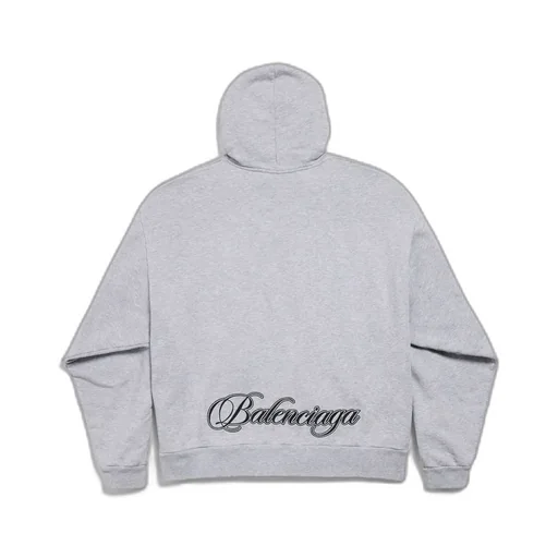 Cursive Oversized Hoodie