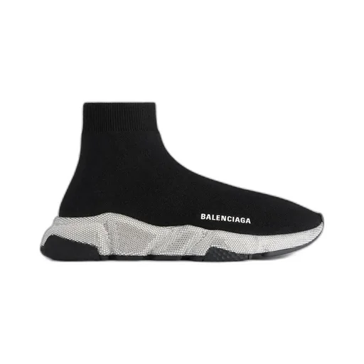 Speed Recycled Knit Sneaker With Rhinestones