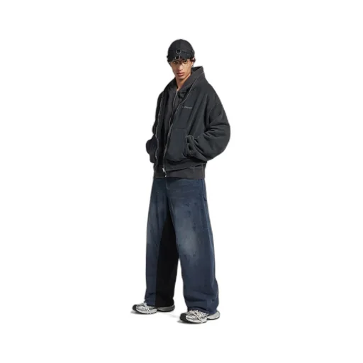 Patched Baggy Pants