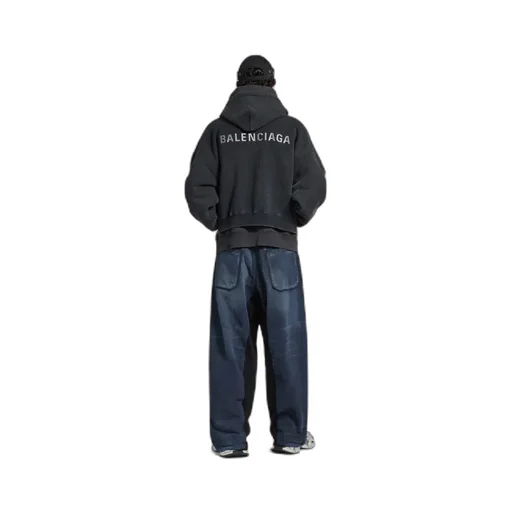 Patched Baggy Pants