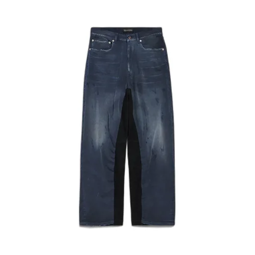 Patched Baggy Pants
