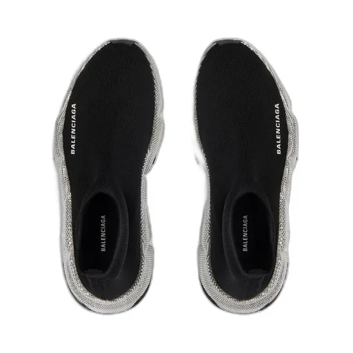 Speed Recycled Knit Sneaker With Rhinestones