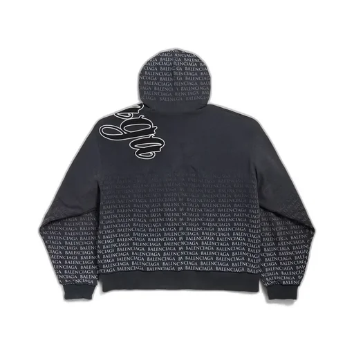 Big B Oversized Zip-Up Hoodie