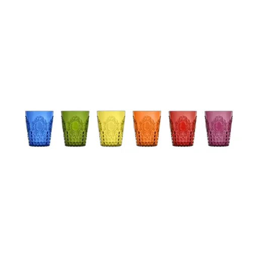 Baroque & Rock Anniversary Set Of 6 Water Glasses