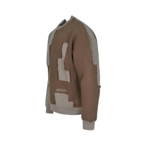 Embroidered Knit Sweatshirt