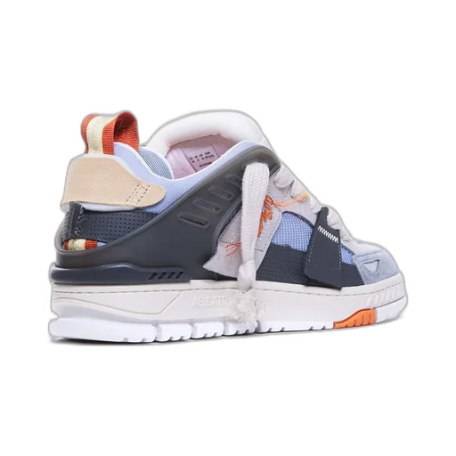 Area Patchwork Lace-Up Sneakers