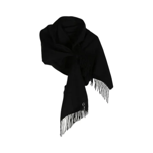 Fringed Zip-Around Scarf
