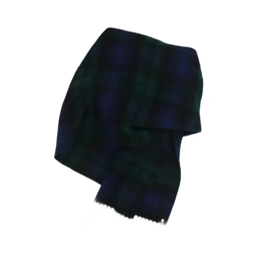 Zip-Closure Fringed Scarf