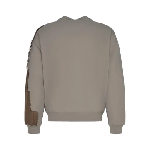 Embroidered Knit Sweatshirt
