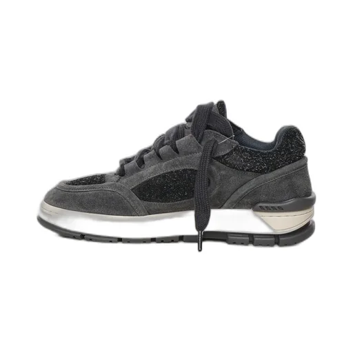 Suede Lace-Up Sneakers