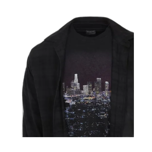 Graphic Printed Layered Shirt