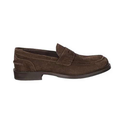 Suede Penny Loafers