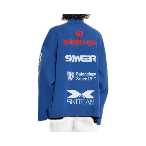 Turtleneck Long-Sleeved Ski Sweater