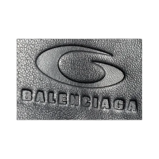 Logo Embossed Leather Vest