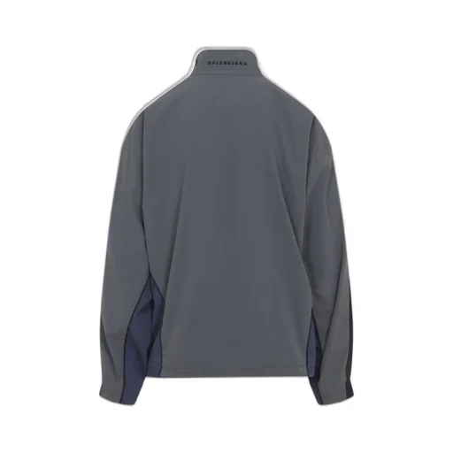 Logo Embroidered Zip-Up Jacket