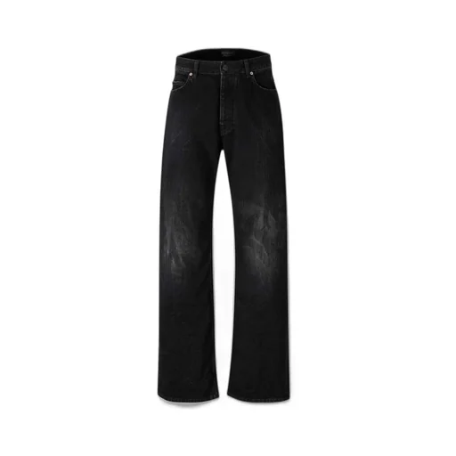 Worn-Out Effect Relaxed Fit Jeans