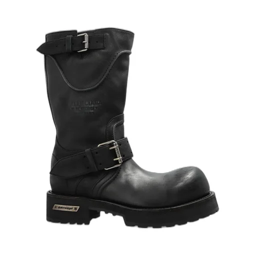 Venom Buckle Detailed Boots