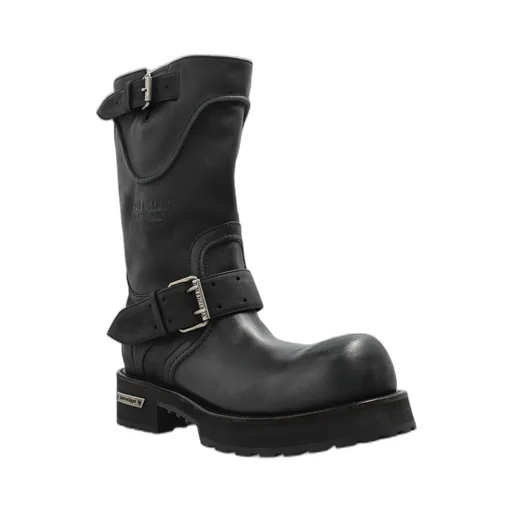 Venom Buckle Detailed Boots