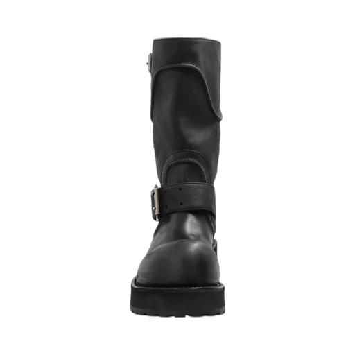 Venom Buckle Detailed Boots