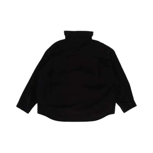 Hooded Denim Shirt Parka