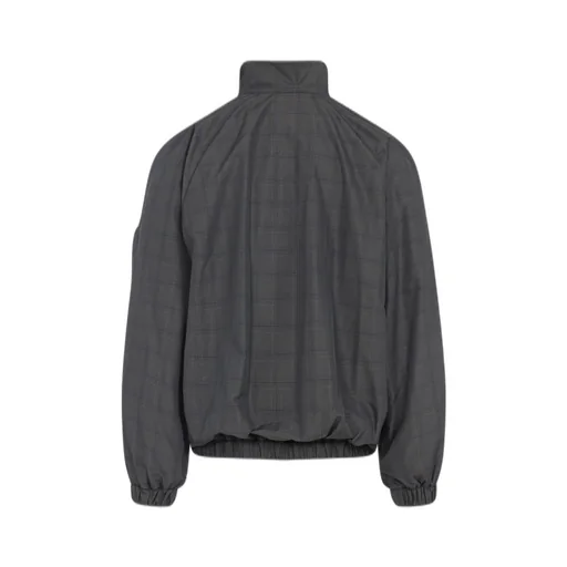 Checkered Zip-Up Jacket