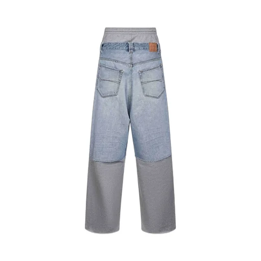 Patched Molleton Jeans