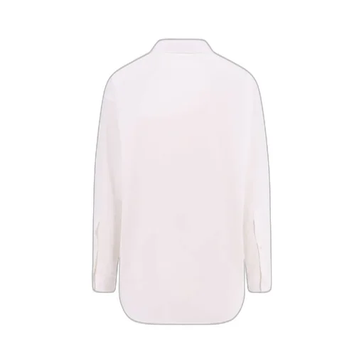 Logo Embroidered Long-Sleeved Shirt
