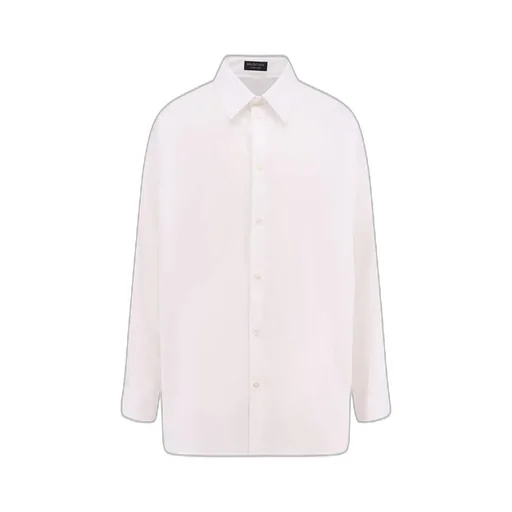 Logo Embroidered Long-Sleeved Shirt