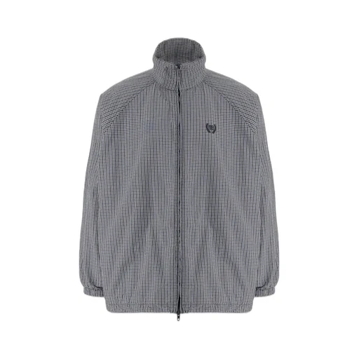 Checked Zip-Up Jacket