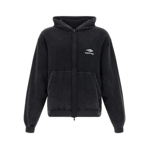 Logo Embroidered Zip-Up Jacket