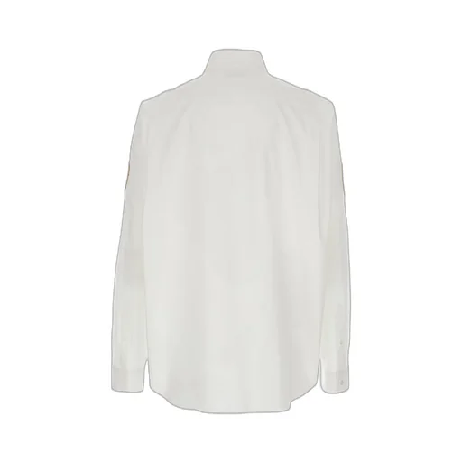 Logo Embroidered Long-Sleeved Shirt