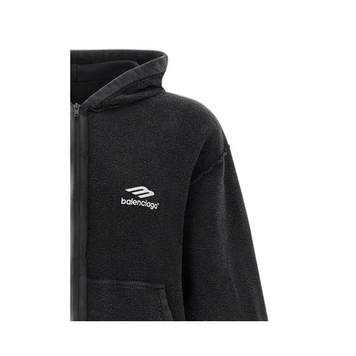 Logo Embroidered Zip-Up Jacket