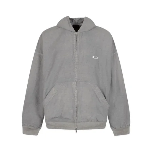 Loop Sports Icon Embroidered Zipped Hoodie