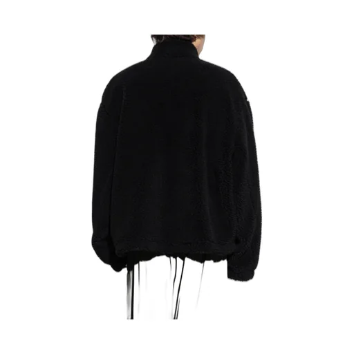 Logo Embroidered Teddy Jacket