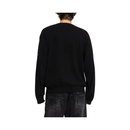 Logo Plaque Knitted Jumper