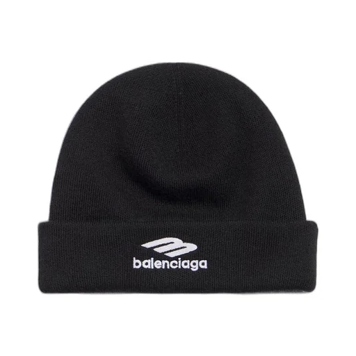 Logo Embroidered Knit Beanie
