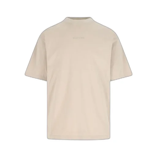 Logo Embroidered Distressed T-Shirt