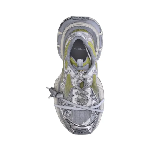 3Xl Panelled Lace-Up Sneakers