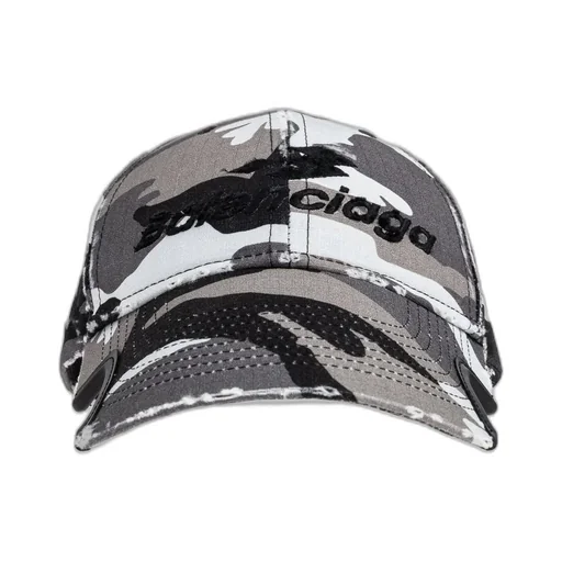 Logo Embroidered Camo Cap