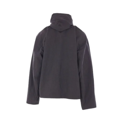 Logo Embroidered Zip-Up Hooded Jacket