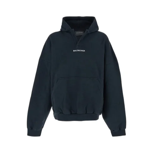 Logo Printed Polo Hoodie