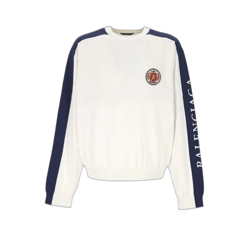Side Striped Crewneck Sweatshirt