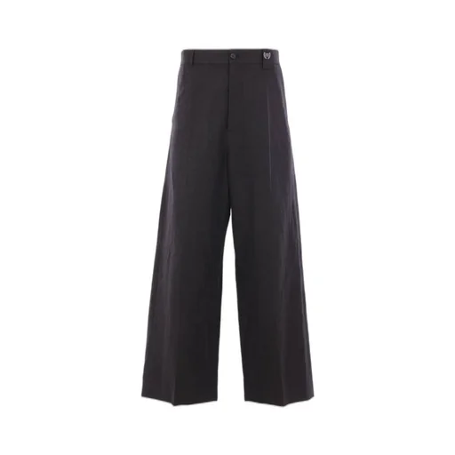 Bb Logo Wide-Leg Trousers