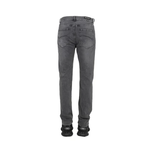 Logo Patch Straight-Leg Jeans