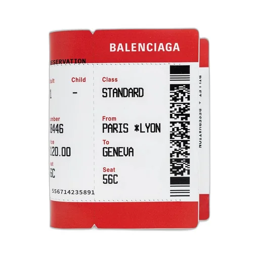 Ticket Print Bifold Wallet