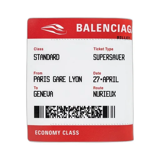 Ticket Print Bifold Wallet