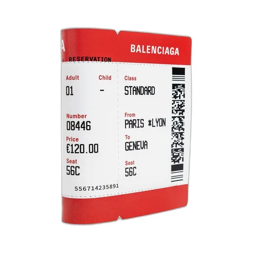 Ticket Print Bifold Wallet