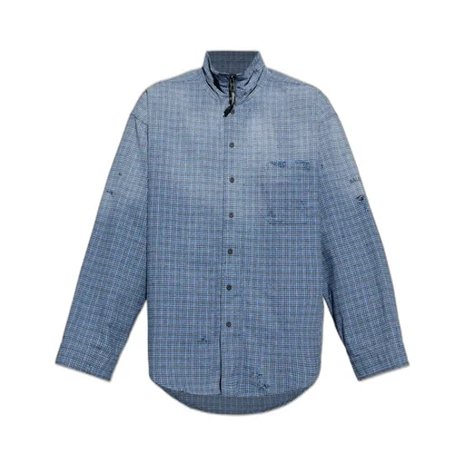 Checkered Long-Sleeve Shirt